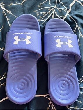 Under Armour Lilac Slide Sandals